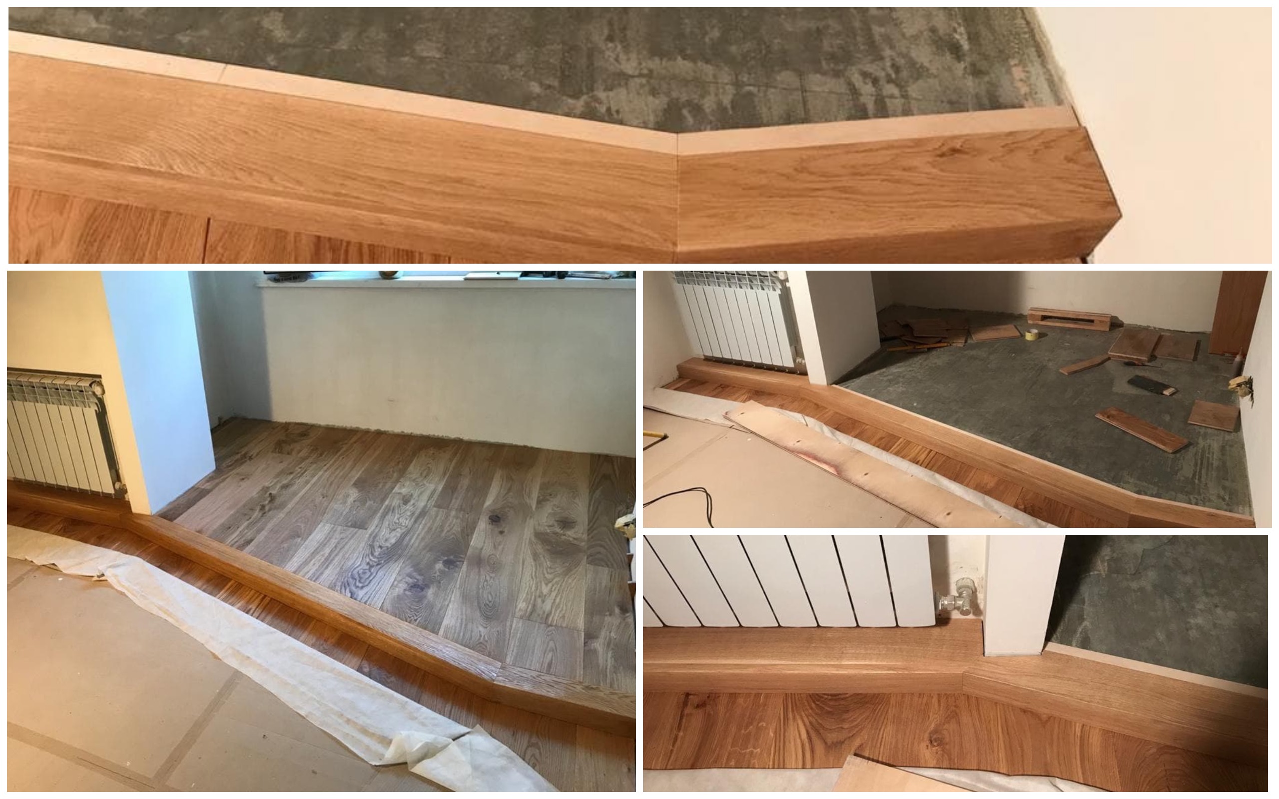 Монтаж паркета из термодерева в Киеве и области